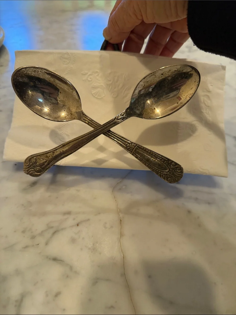 Fabulous Vintage Anthropologie Style Silver plated recipe book or napkin holder
